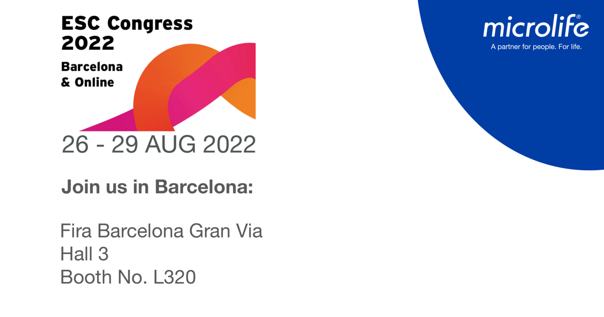 ESC Congress 2022, Barcelona Microlife AG