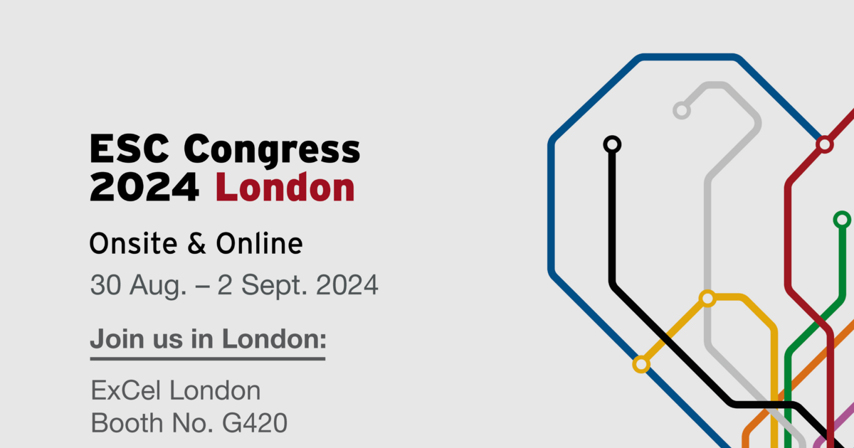 ESC Congress 2024 in London Microlife AG